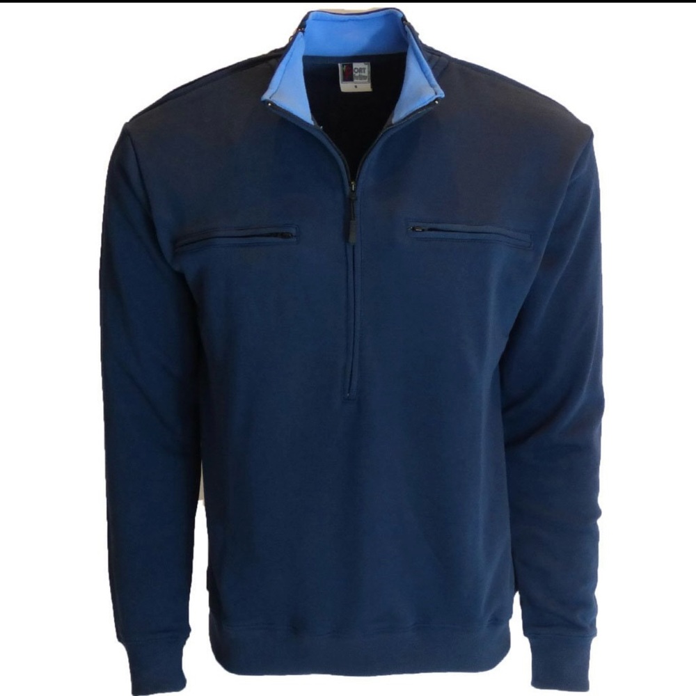 Easy Port Access Chemo Pullover French Terry Grey